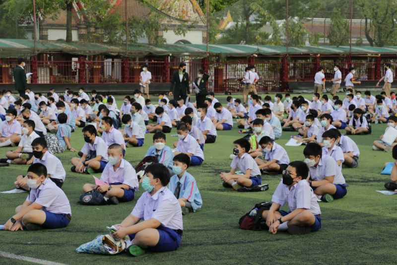 รองผู้อำนวยการสำนักงานเขตพื้นที่การศึกษามัธยมศึกษา กรุงเทพมหานคร เขต 1  ตรวจเยี่ยมกิจกรรมการสอบคัดเลือกเข้าศึกษาต่อ ม.1 ปีการศึกษา 2565