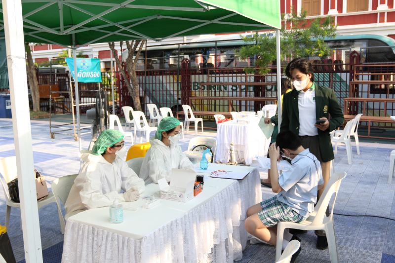 รองผู้อำนวยการสำนักงานเขตพื้นที่การศึกษามัธยมศึกษา กรุงเทพมหานคร เขต 1  ตรวจเยี่ยมกิจกรรมการสอบคัดเลือกเข้าศึกษาต่อ ม.1 ปีการศึกษา 2565