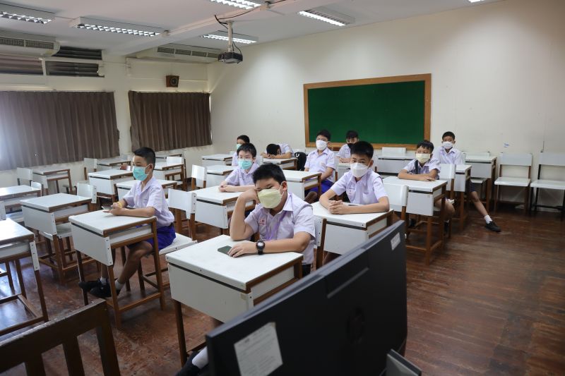 การมอบตัวนักเรียนรัะดับชั้น ม.1 และ ม.4 ประเภทห้องเรียนทั่วไป  ปีการศึกษา 2565