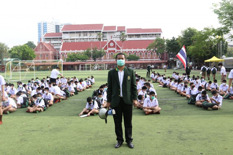 กิจกรรมปฐมนิเทศลูกแม่รำเพย สู่ดินแดนแห่งเกียรติภูมิ  ระดับชั้นมัธยมศึกษาปีที่ 1 ปีการศึกษา 2565