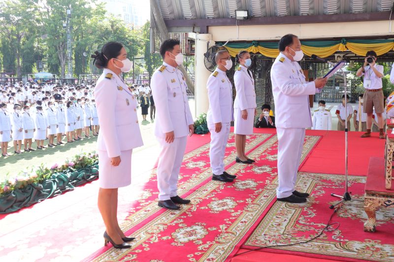 โรงเรียนเทพศิรินทร์ ร่วมพิธีถวายพระพรชัยมงคล เนื่องในโอกาส วันเฉลิมพระชนมพรรษา สมเด็จพระนางเจ้าสุทิดา พัชรสุธาพิมลลักษณ พระบรมราชินี