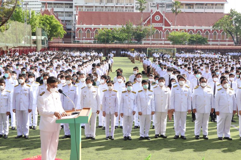 โรงเรียนเทพศิรินทร์ ร่วมพิธีถวายพระพรชัยมงคล เนื่องในโอกาส วันเฉลิมพระชนมพรรษา สมเด็จพระนางเจ้าสุทิดา พัชรสุธาพิมลลักษณ พระบรมราชินี