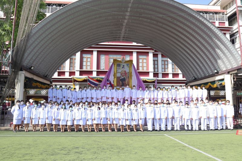 โรงเรียนเทพศิรินทร์ ร่วมพิธีถวายพระพรชัยมงคล เนื่องในโอกาส วันเฉลิมพระชนมพรรษา สมเด็จพระนางเจ้าสุทิดา พัชรสุธาพิมลลักษณ พระบรมราชินี