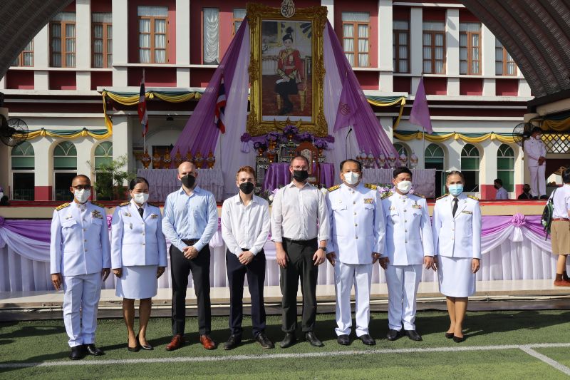 โรงเรียนเทพศิรินทร์ ร่วมพิธีถวายพระพรชัยมงคล เนื่องในโอกาส วันเฉลิมพระชนมพรรษา สมเด็จพระนางเจ้าสุทิดา พัชรสุธาพิมลลักษณ พระบรมราชินี