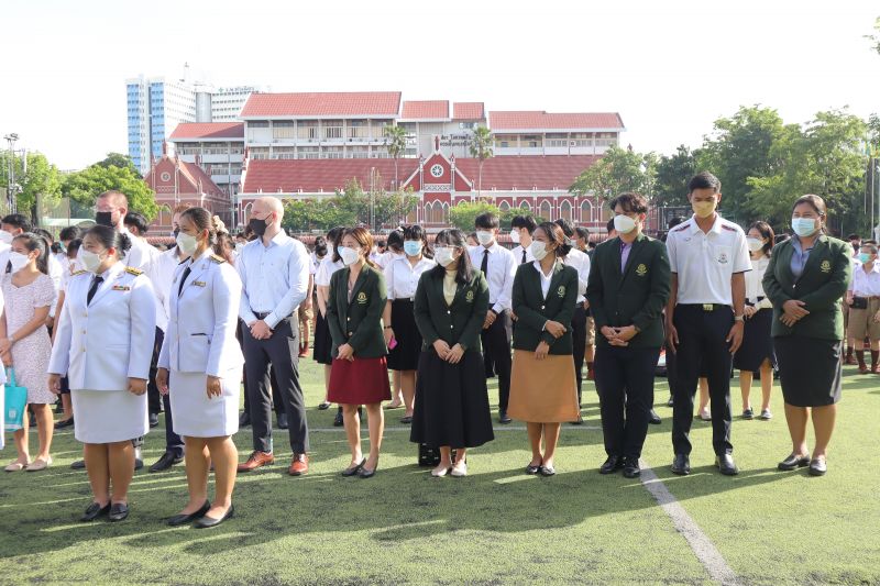 โรงเรียนเทพศิรินทร์ ร่วมพิธีถวายพระพรชัยมงคล เนื่องในโอกาส วันเฉลิมพระชนมพรรษา สมเด็จพระนางเจ้าสุทิดา พัชรสุธาพิมลลักษณ พระบรมราชินี