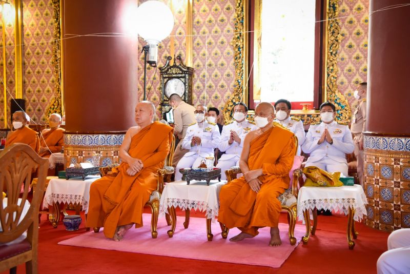 ผู้อำนวยการโรงเรียนเทพศิรินทร์ เข้าร่วมพิธีสวดเจริญพระพุทธมนต์ถวายเป็นพระราชกุศลเนื่องใน โอกาสวันเฉลิมพระชนมพรรษา สมเด็จพระนางเจ้าสุทิดา พัชรสุธาพิมลลักษณ พระบรมราชินี