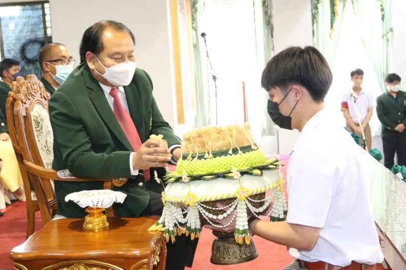 โรงเรียนเทพศิรินทร์ จัดกิจกรรมพิธีประดับเข็ม  แก่นักเรียนระดับชั้น ม.5 ปีการศึกษา 2565 รุ่น 138