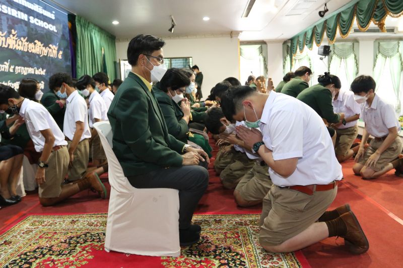 โรงเรียนเทพศิรินทร์ จัดกิจกรรมพิธีประดับเข็ม  แก่นักเรียนระดับชั้น ม.5 ปีการศึกษา 2565 รุ่น 138