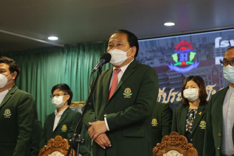 โรงเรียนเทพศิรินทร์ จัดกิจกรรมพิธีประดับเข็ม  แก่นักเรียนระดับชั้น ม.5 ปีการศึกษา 2565 รุ่น 138