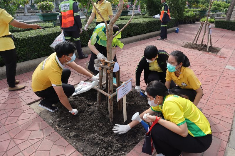 โรงเรียนเทพศิรินทร์ ร่วมกิจกรรมปลูกต้นไม้ล้านต้น สร้างพื้นที่สีเขียว ตามนโยบายผู้ว่าราชการกรุงเทพมหานคร ในพื้นที่เขตป้อมปราบศัตรูพ่าย