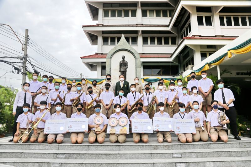 แสดงความยินดีกับ วงโยธวาทิตเทพศิรินทร์ ที่สร้างชื่อเสียงจากการประกวดดนตรีสากล  รายการ WAMSB 2022 World Association of Marching Show Bands 2022