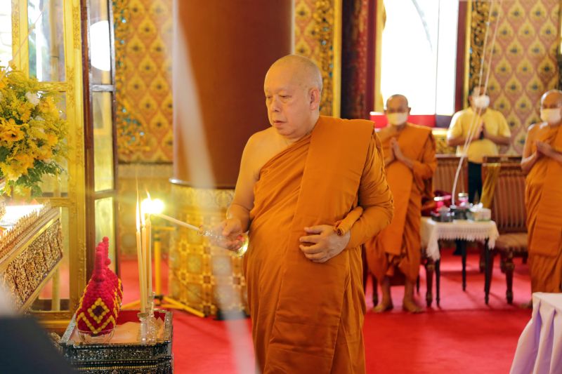 พิธีเจริญพระพุทธมนต์นวัคคหายุสมธัมม์ เสริมสิริมงคลวันพระบรมราชสมภพ ถวายพระพรชัยมงคล พระบาทสมเด็จพระวชิรเกล้าเจ้าอยู่หัว