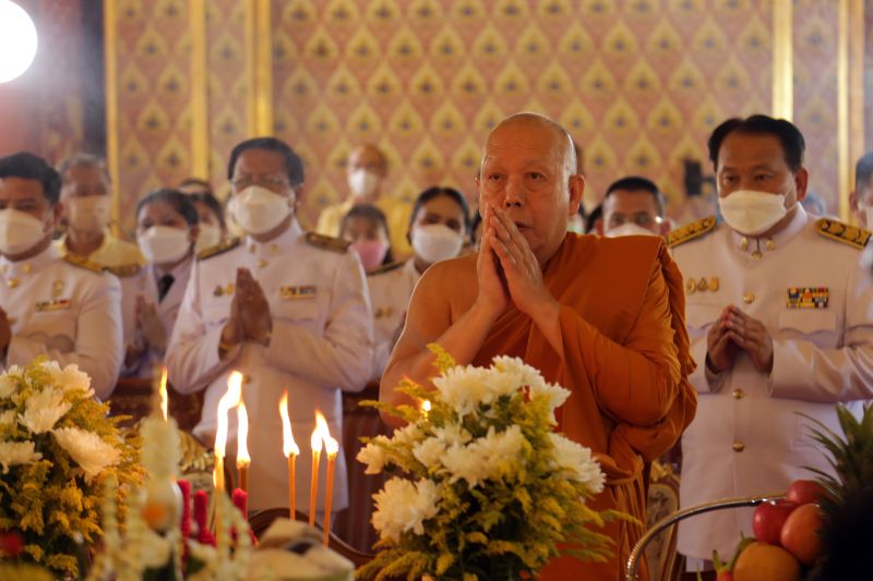 พิธีเจริญพระพุทธมนต์นวัคคหายุสมธัมม์ เสริมสิริมงคลวันพระบรมราชสมภพ ถวายพระพรชัยมงคล พระบาทสมเด็จพระวชิรเกล้าเจ้าอยู่หัว