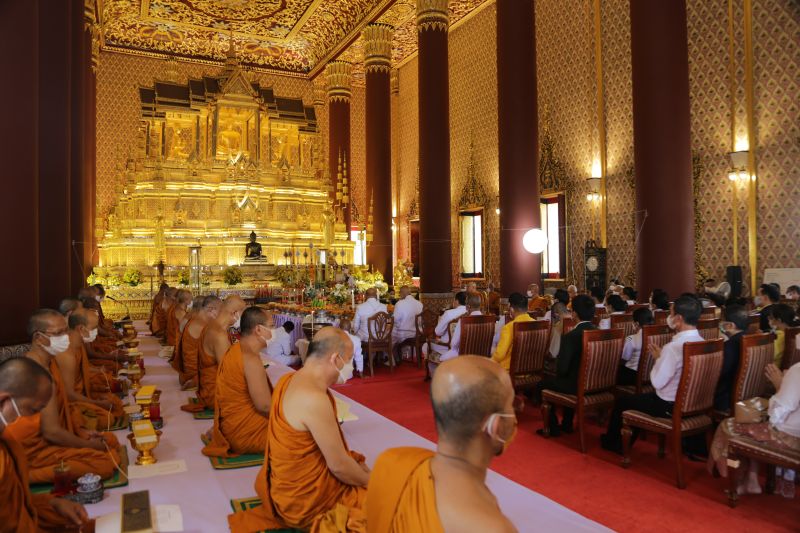 พิธีเจริญพระพุทธมนต์นวัคคหายุสมธัมม์ เสริมสิริมงคลวันพระบรมราชสมภพ ถวายพระพรชัยมงคล พระบาทสมเด็จพระวชิรเกล้าเจ้าอยู่หัว