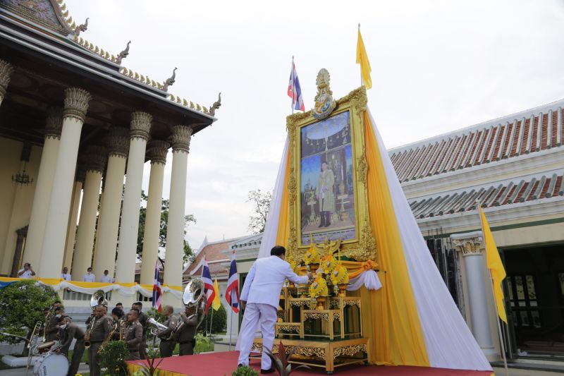 พิธีเจริญพระพุทธมนต์นวัคคหายุสมธัมม์ เสริมสิริมงคลวันพระบรมราชสมภพ ถวายพระพรชัยมงคล พระบาทสมเด็จพระวชิรเกล้าเจ้าอยู่หัว