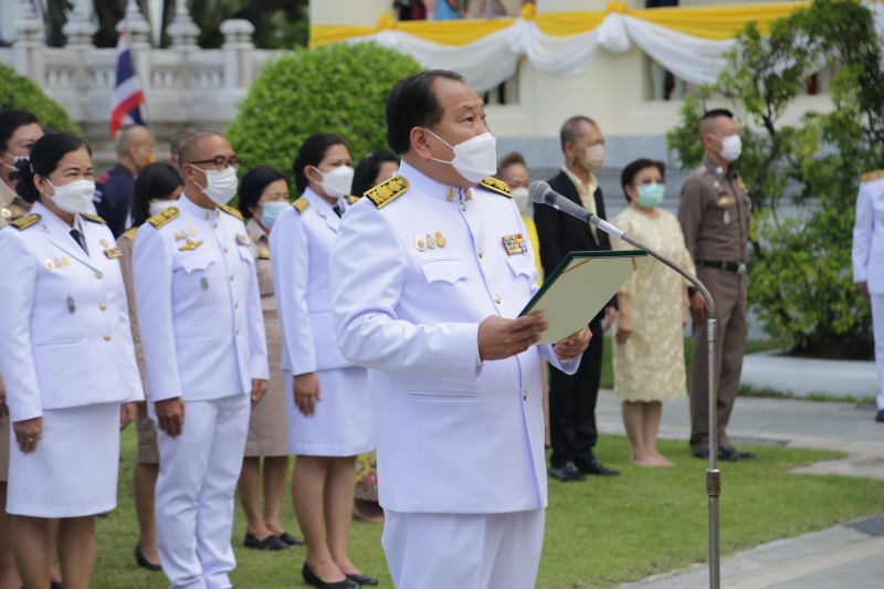 พิธีเจริญพระพุทธมนต์นวัคคหายุสมธัมม์ เสริมสิริมงคลวันพระบรมราชสมภพ ถวายพระพรชัยมงคล พระบาทสมเด็จพระวชิรเกล้าเจ้าอยู่หัว
