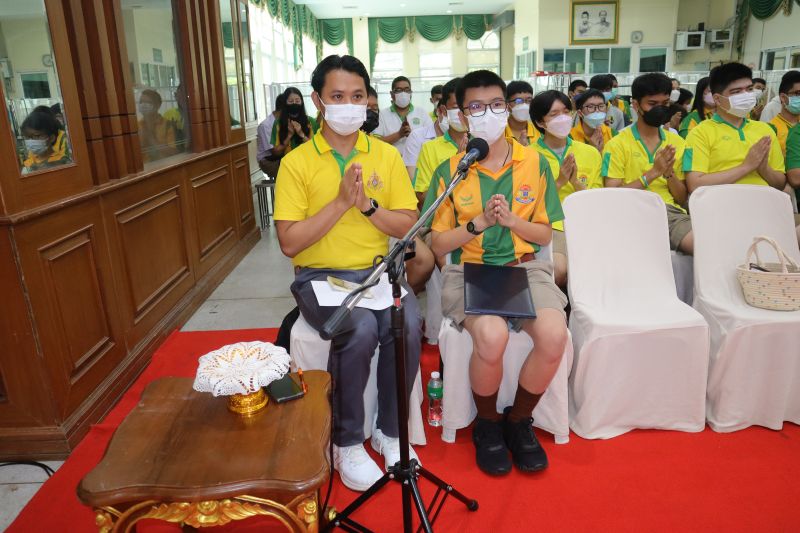 กิจกรรมทำบุญเนื่องในวันพระใหญ่ ณ ห้องประชุมเทิดพระเกียรติ โรงเรียนเทพศิรินทร์