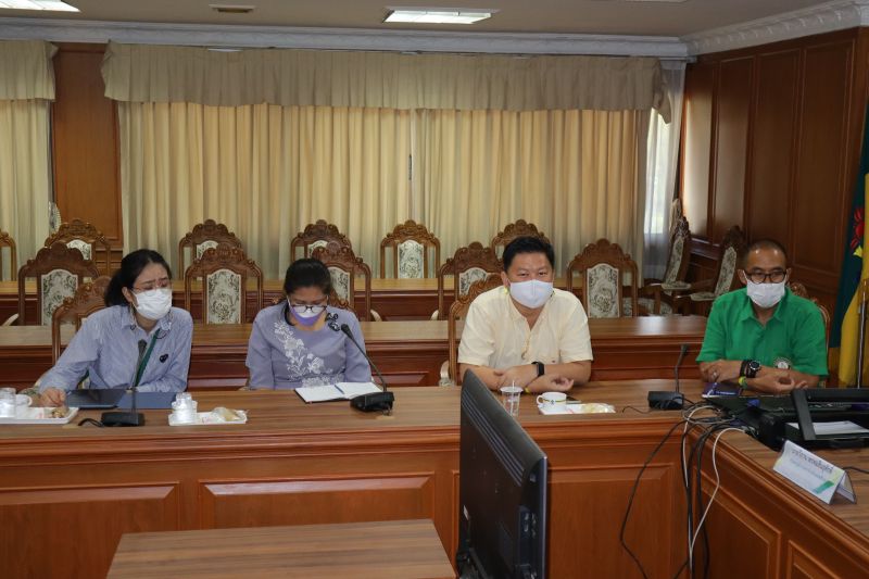 การประชุมเพื่อเตรียมการฝึกซ้อมดับเพลิงและอพยพหนีไฟ  กรณีเกิดเพลิงไหม้ในบริเวณโรงเรียน