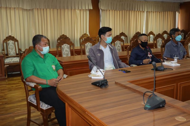 การประชุมเพื่อเตรียมการฝึกซ้อมดับเพลิงและอพยพหนีไฟ  กรณีเกิดเพลิงไหม้ในบริเวณโรงเรียน