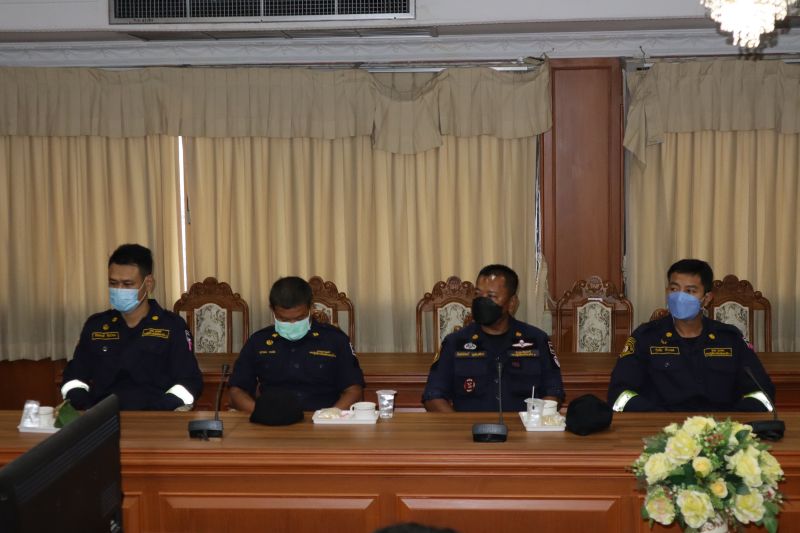 การประชุมเพื่อเตรียมการฝึกซ้อมดับเพลิงและอพยพหนีไฟ  กรณีเกิดเพลิงไหม้ในบริเวณโรงเรียน