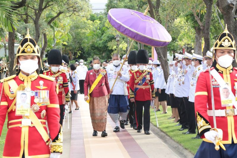 สมเด็จพระกนิษฐาธิราชเจ้า กรมสมเด็จพระเทพรัตนราชสุดาฯ เสด็จพระราชดำเนินในการพระราชพิธีทรงบำเพ็ญพระราชกุศลถวายผ้าพระกฐิน