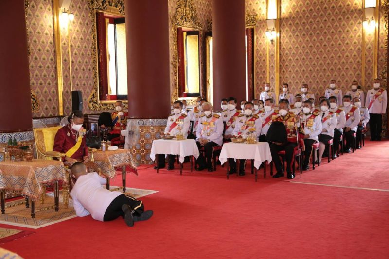 สมเด็จพระกนิษฐาธิราชเจ้า กรมสมเด็จพระเทพรัตนราชสุดาฯ เสด็จพระราชดำเนินในการพระราชพิธีทรงบำเพ็ญพระราชกุศลถวายผ้าพระกฐิน