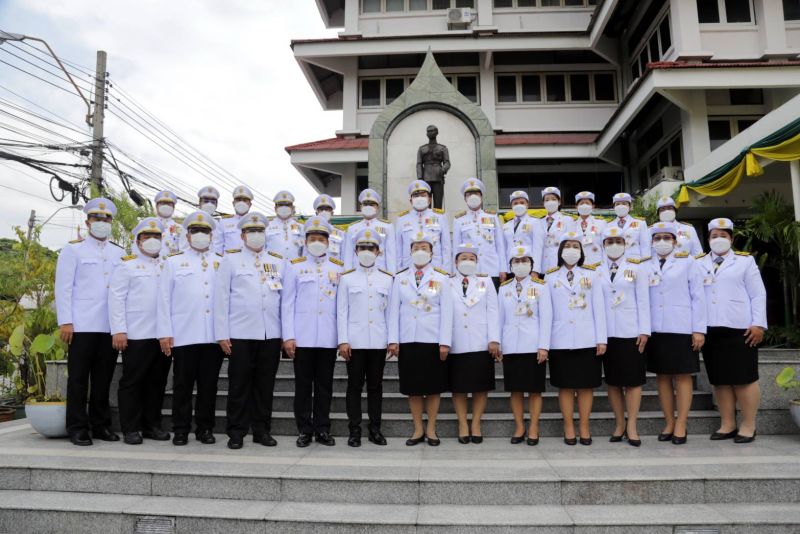 สมเด็จพระกนิษฐาธิราชเจ้า กรมสมเด็จพระเทพรัตนราชสุดาฯ เสด็จพระราชดำเนินในการพระราชพิธีทรงบำเพ็ญพระราชกุศลถวายผ้าพระกฐิน