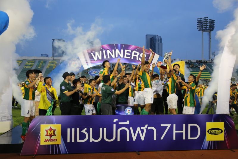 โรงเรียนเทพศิรินทร์ คว้าแชมป์ฟุตบอล แชมป์กีฬา 7 สี มาครองสมัยแรก