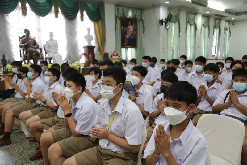 พิธีเปิดการสอบธรรมศึกษาชั้นตรี โท เอก ประจำปีการศึกษา 2565 สำนักเรียนวัดเทพศิรินทราวาส 