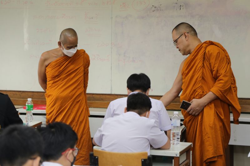พิธีเปิดการสอบธรรมศึกษาชั้นตรี โท เอก ประจำปีการศึกษา 2565 สำนักเรียนวัดเทพศิรินทราวาส 