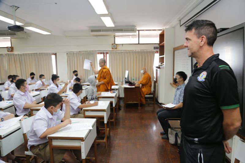 พิธีเปิดการสอบธรรมศึกษาชั้นตรี โท เอก ประจำปีการศึกษา 2565 สำนักเรียนวัดเทพศิรินทราวาส 