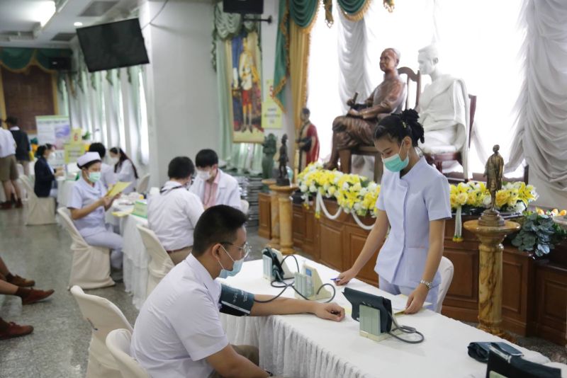 การตรวจสุขภาพนักเรียนโรงเรียนเทพศิรินทร์ ประจำปีการศึกษา 2565