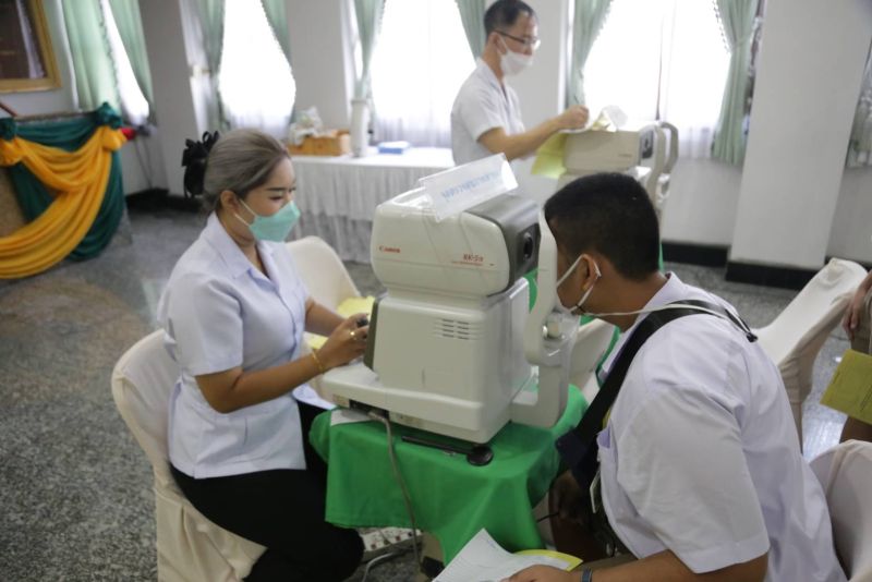 การตรวจสุขภาพนักเรียนโรงเรียนเทพศิรินทร์ ประจำปีการศึกษา 2565