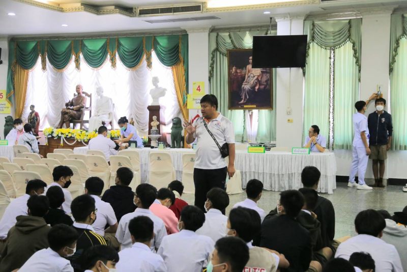 การตรวจสุขภาพนักเรียนโรงเรียนเทพศิรินทร์ ประจำปีการศึกษา 2565