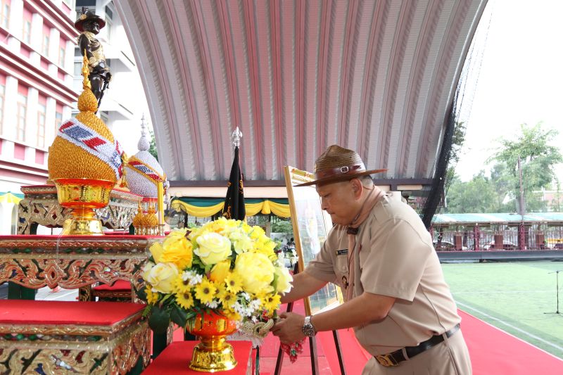 พิธีประดับบ่าและเข้าประจำกองลูกเสือสามัญรุ่นใหญ่ (ม.1) ประจำปีการศึกษา 2565