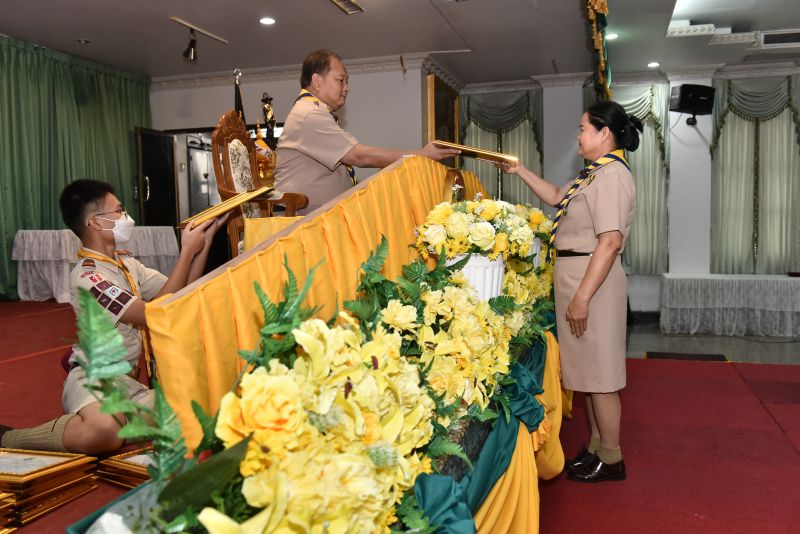 พิธีมอบรางวัล เกียรติยศลูกเสือเทพศิรินทร์ ประจำปีการศึกษา 2565