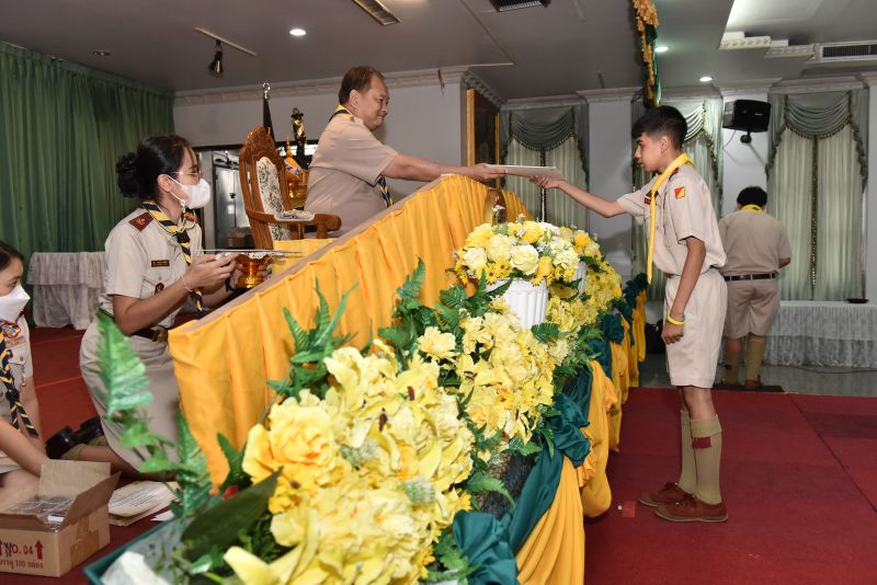 พิธีมอบรางวัล เกียรติยศลูกเสือเทพศิรินทร์ ประจำปีการศึกษา 2565