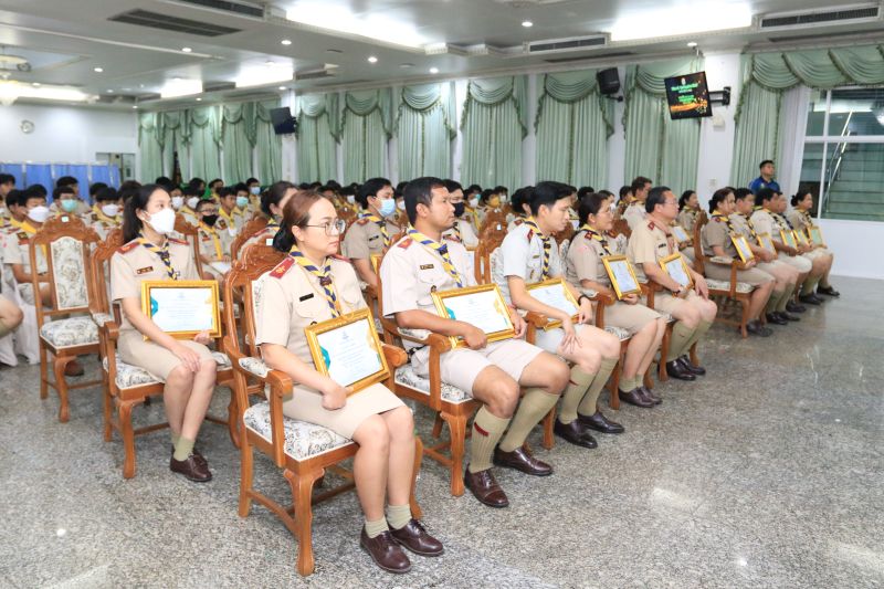 พิธีมอบรางวัล เกียรติยศลูกเสือเทพศิรินทร์ ประจำปีการศึกษา 2565