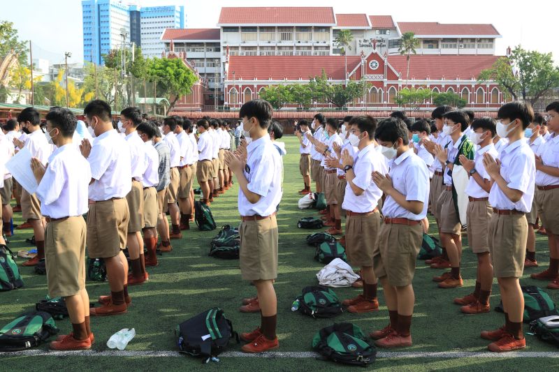 วันแรกของการเรียนปรับพื้นฐานของนักเรียน ระดับชั้นมัธยมศึกษาปีที่ 1 และ 4 ปีการศึกษา 2566