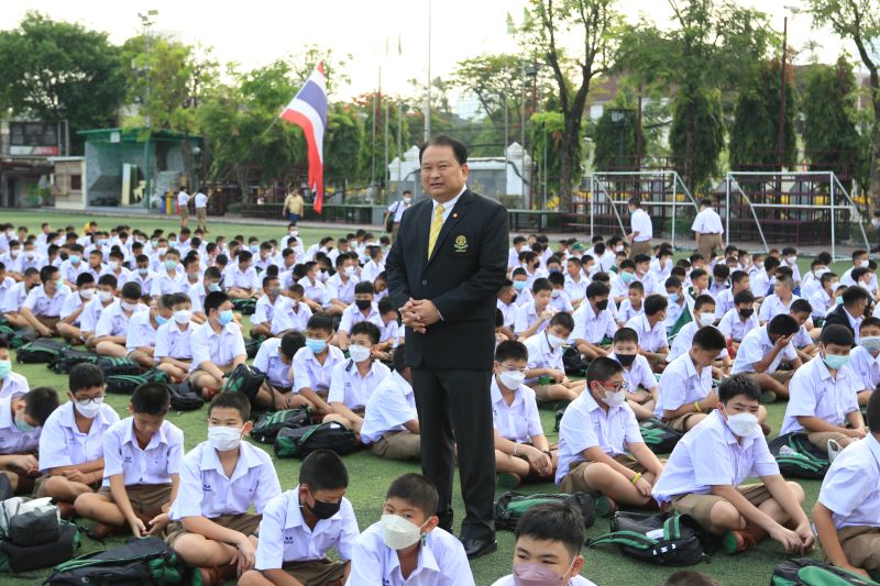 โรงเรียนเทพศิรินทร์จัดการสอบวัดผลท้ายกิจกรรมเตรียมความพร้อม  ของนักเรียนระดับชั้น ม. 1 และ ม.4 ปีการศึกษา 2566