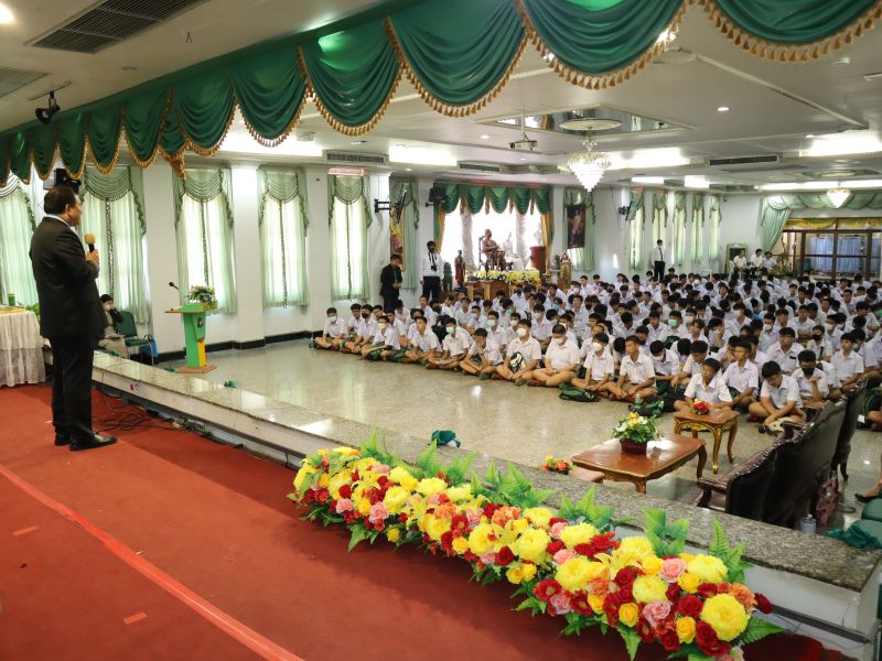 ก้าวแรกที่ยิ่งใหญ่ สู่สายใยเทพศิรินทร์ กิจกรรมปฐมนิเทศลูกแม่รำเพย  สู่ดินแดนแห่งเกียรติภูมิ ระดับชั้นมัธยมศึกษาปีที่ 4 ปีการศึกษา 2566