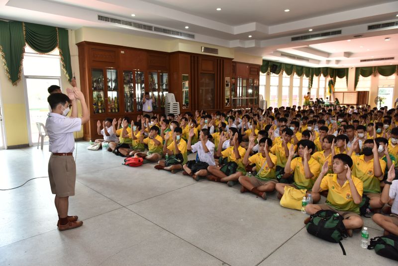 ก้าวแรกที่ยิ่งใหญ่ สู่สายใยเทพศิรินทร์ กิจกรรมปฐมนิเทศลูกแม่รำเพย  สู่ดินแดนแห่งเกียรติภูมิ ระดับชั้นมัธยมศึกษาปีที่ 4 ปีการศึกษา 2566