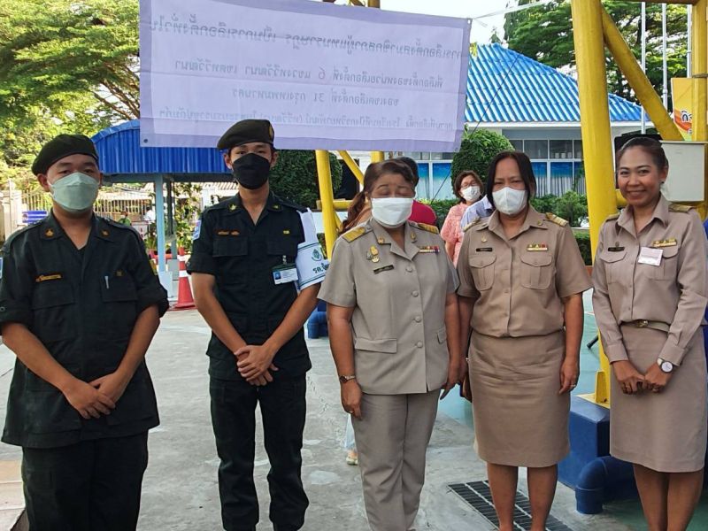 งานกิจกรรมนักศึกษาวิชาทหาร กิจกรรมพัฒนาผู้เรียน และกลุ่มบริหารวิชาการ เข้าร่วมกิจกรรมอำนวยความสะดวกผู้มีสิทธิ์เลือกตั้ง และปฏิบัติหน้าที่หน้าหน่วย