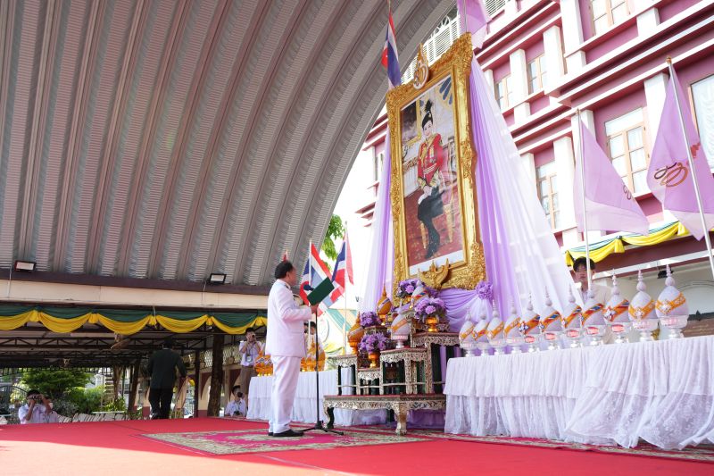 โรงเรียนเทพศิรินทร์ ร่วมพิธีถวายพระพรชัยมงคล เนื่องในโอกาส วันเฉลิมพระชนมพรรษา สมเด็จพระนางเจ้าสุทิดา พัชรสุธาพิมลลักษณ พระบรมราชินี
