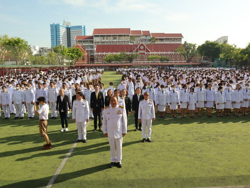 โรงเรียนเทพศิรินทร์ ร่วมพิธีถวายพระพรชัยมงคล เนื่องในโอกาส วันเฉลิมพระชนมพรรษา สมเด็จพระนางเจ้าสุทิดา พัชรสุธาพิมลลักษณ พระบรมราชินี