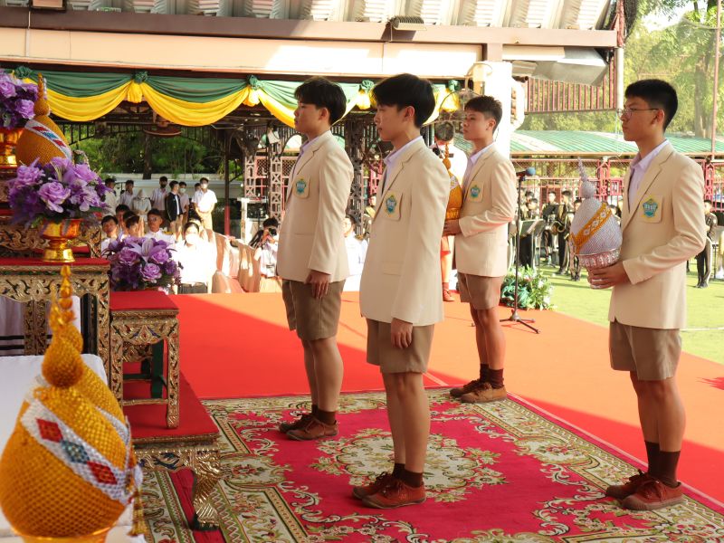 โรงเรียนเทพศิรินทร์ ร่วมพิธีถวายพระพรชัยมงคล เนื่องในโอกาส วันเฉลิมพระชนมพรรษา สมเด็จพระนางเจ้าสุทิดา พัชรสุธาพิมลลักษณ พระบรมราชินี