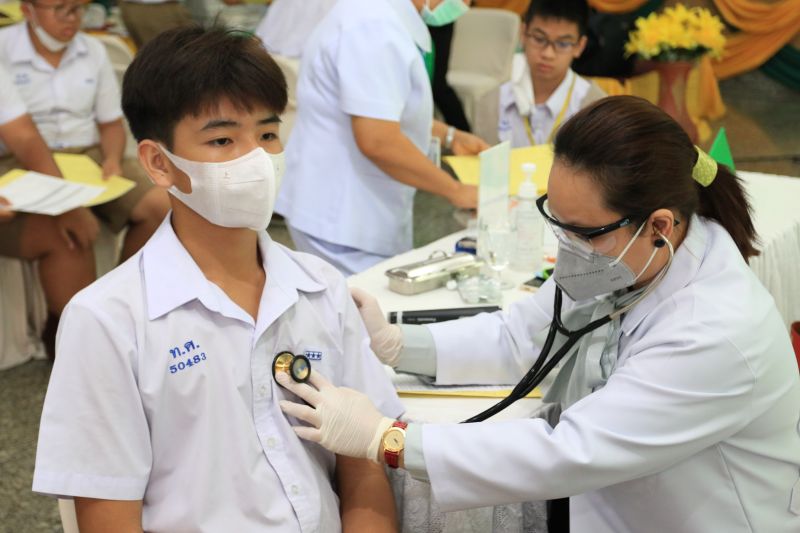 โรงเรียนเทพศิรินทร์ จัดการตรวจสุขภาพนักเรียน ระดับชั้นมัธยมศึกษาปีที่ 1-6 ประจำปีการศึกษา 2566