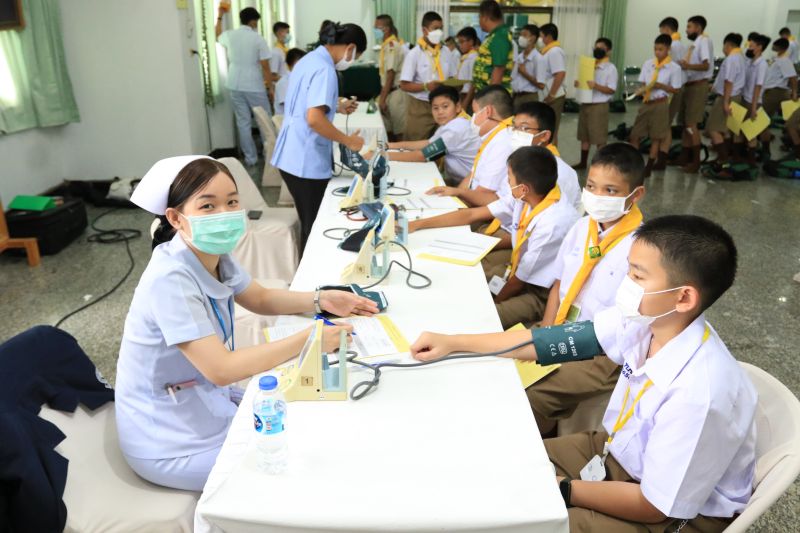 โรงเรียนเทพศิรินทร์ จัดการตรวจสุขภาพนักเรียน ระดับชั้นมัธยมศึกษาปีที่ 1-6 ประจำปีการศึกษา 2566