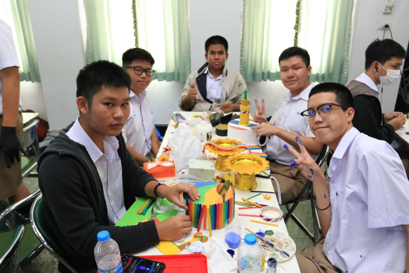 โรงเรียนเทพศิรินทร์ จัดกิจกรรมประกวดพานไหว้ครู เนื่องในพิธีไหว้ครู ปีการศึกษา 2566