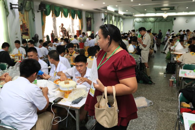 โรงเรียนเทพศิรินทร์ จัดกิจกรรมประกวดพานไหว้ครู เนื่องในพิธีไหว้ครู ปีการศึกษา 2566